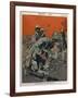 The German Army on the Western Front Makes Its Final Effort-Eduard Thony-Framed Art Print