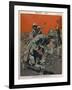 The German Army on the Western Front Makes Its Final Effort-Eduard Thony-Framed Art Print