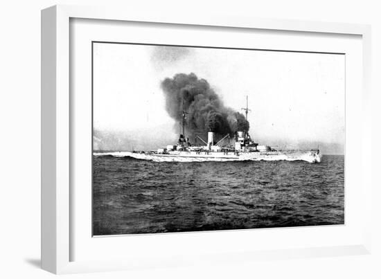 The German Battle Cruiser 'Moltke'-null-Framed Art Print