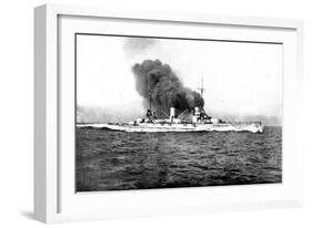 The German Battle Cruiser 'Moltke'-null-Framed Art Print