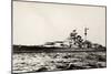 The German Battleship Bismarck of the German Kriegsmarine During Early World War II-null-Mounted Photographic Print