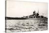 The German Battleship Gneisenau at Sea, Early in World War II-null-Stretched Canvas