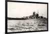 The German Battleship Gneisenau at Sea, Early in World War II-null-Framed Photographic Print