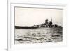 The German Battleship Gneisenau at Sea, Early in World War II-null-Framed Photographic Print