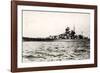 The German Battleship Gneisenau at Sea, Early in World War II-null-Framed Photographic Print