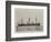 The German Cruiser Deutschland, Bound for Chinese Waters under Prince Henry of Prussia-null-Framed Giclee Print