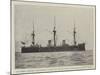 The German Cruiser Deutschland, Bound for Chinese Waters under Prince Henry of Prussia-null-Mounted Giclee Print