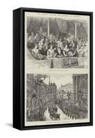 The German Emperor and Empress in London-Melton Prior-Framed Stretched Canvas