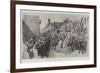 The German Emperor and Staff Entering Jerusalem by the Jaffa Gate-Melton Prior-Framed Giclee Print