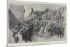 The German Emperor and Staff Entering Jerusalem by the Jaffa Gate-Melton Prior-Mounted Giclee Print