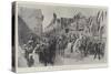 The German Emperor and Staff Entering Jerusalem by the Jaffa Gate-Melton Prior-Stretched Canvas