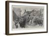 The German Emperor and Staff Entering Jerusalem by the Jaffa Gate-Melton Prior-Framed Giclee Print