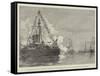 The German Emperor at Portsmouth-null-Framed Stretched Canvas