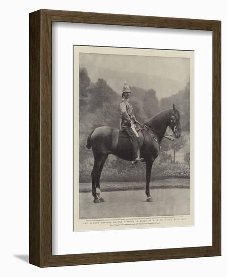 The German Emperor in the Uniform in Which He Will Visit the Holy Land-null-Framed Giclee Print