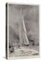 The German Emperor's New Racing Cutter Meteor II-William Lionel Wyllie-Stretched Canvas