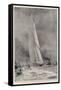 The German Emperor's New Racing Cutter Meteor II-William Lionel Wyllie-Framed Stretched Canvas