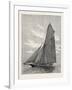 The German Emperor's Yacht Meteor, Late Thistle-null-Framed Giclee Print