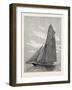 The German Emperor's Yacht Meteor, Late Thistle-null-Framed Giclee Print