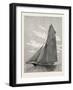 The German Emperor's Yacht Meteor, Late Thistle-null-Framed Giclee Print