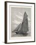 The German Emperor's Yacht Meteor, Late Thistle-null-Framed Giclee Print