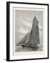 The German Emperor's Yacht Meteor, Late Thistle-null-Framed Giclee Print