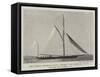 The German Emperor's Yacht Meteor, Now Rigged as a Yawl, Winning the Queen's Cup-null-Framed Stretched Canvas