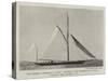 The German Emperor's Yacht Meteor, Now Rigged as a Yawl, Winning the Queen's Cup-null-Stretched Canvas