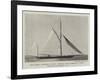 The German Emperor's Yacht Meteor, Now Rigged as a Yawl, Winning the Queen's Cup-null-Framed Giclee Print