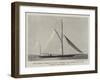 The German Emperor's Yacht Meteor, Now Rigged as a Yawl, Winning the Queen's Cup-null-Framed Giclee Print