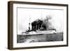 The German Flag Ship Sunk by the British Near the Falklands: the Cruiser 'scharnhorst'-null-Framed Art Print