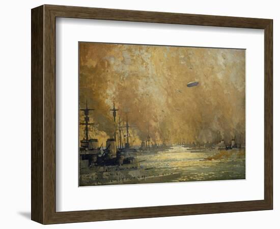 The German Fleet after Surrender, Firth of Forth, November 1918-James Paterson-Framed Giclee Print