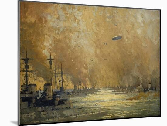 The German Fleet after Surrender, Firth of Forth, November 1918-James Paterson-Mounted Giclee Print