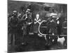 The German Freikorps with an Armoured Car and a Flame Thrower-Robert Hunt-Mounted Photographic Print
