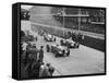 The German Grand Prix Won by Nuvolari Driving a Modified Alfa P.3-null-Framed Stretched Canvas