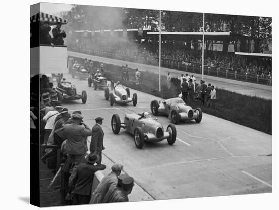 The German Grand Prix Won by Nuvolari Driving a Modified Alfa P.3-null-Stretched Canvas