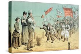 The German Invasion, from 'St. Stephen's Review Presentation Cartoon', 2 October 1886-Tom Merry-Stretched Canvas