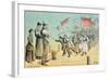 The German Invasion, from 'St. Stephen's Review Presentation Cartoon', 2 October 1886-Tom Merry-Framed Giclee Print