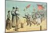 The German Invasion, from 'St. Stephen's Review Presentation Cartoon', 2 October 1886-Tom Merry-Mounted Giclee Print