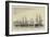 The German Ironclad Fleet in Plymouth Sound-null-Framed Giclee Print