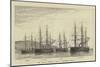 The German Ironclad Fleet in Plymouth Sound-null-Mounted Giclee Print