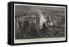 The German Military Manoeuvres, Round the Camp Fire after a Field Day-null-Framed Stretched Canvas