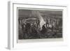 The German Military Manoeuvres, Round the Camp Fire after a Field Day-null-Framed Giclee Print