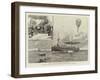 The German Naval Manoeuvres-null-Framed Giclee Print