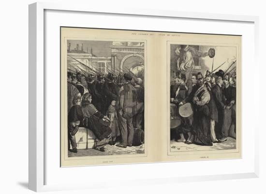 The German Occupation of Amiens-Sir James Dromgole Linton-Framed Giclee Print