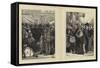 The German Occupation of Amiens-Sir James Dromgole Linton-Framed Stretched Canvas