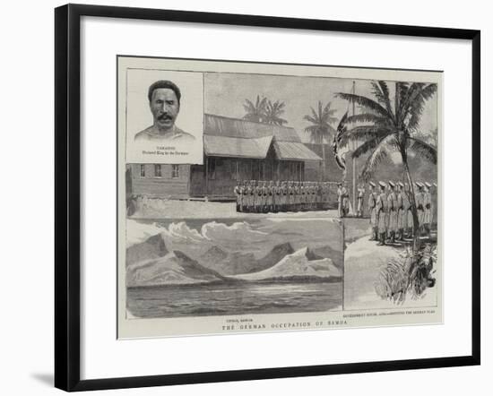 The German Occupation of Samoa-null-Framed Giclee Print