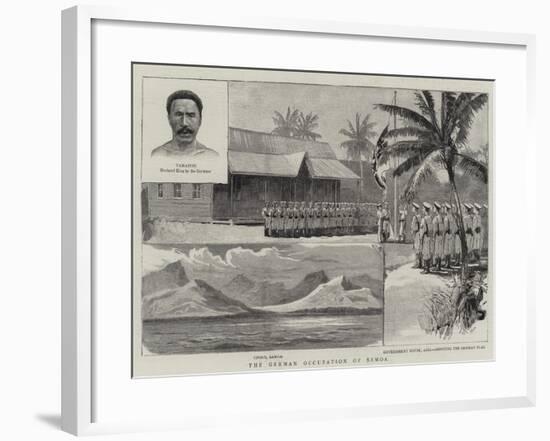 The German Occupation of Samoa-null-Framed Giclee Print