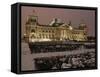 The German Parliament in the Old Reichstag Building, Berlin, Germany-David Bank-Framed Stretched Canvas