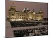 The German Parliament in the Old Reichstag Building, Berlin, Germany-David Bank-Mounted Photographic Print