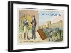 The German Student-null-Framed Giclee Print